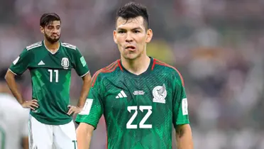 Hirving Lozano en Qatar 2022 y Carlos Vela en Rusia 2028. | Foto: Milenio