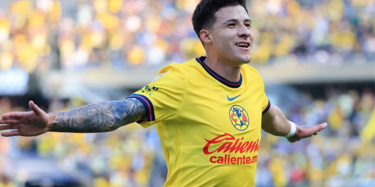 Illian Hernández festejando un gol con el Club América (Foto: GettyImages)