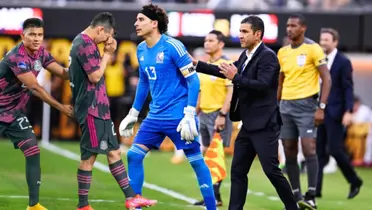 Jaime Lozano, Guillermo Ochoa, Jesús Gallardo e Hirving Lozano con el TRI | Foto: Récord