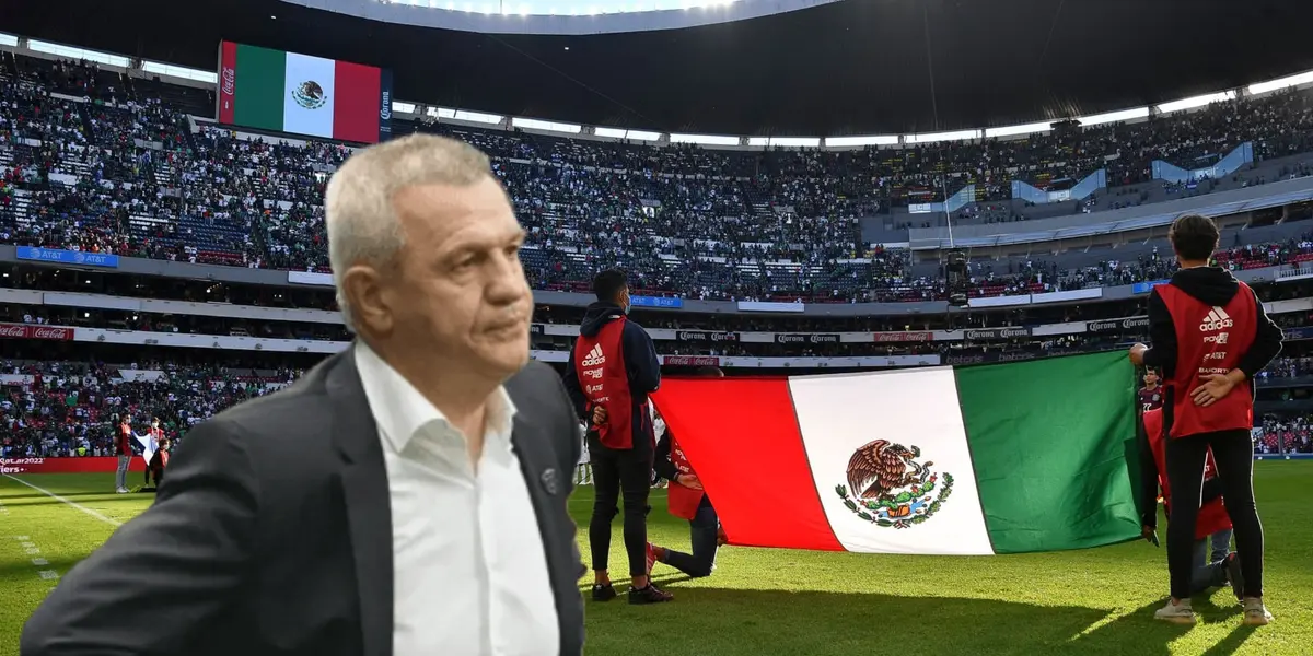 Javier Aguirre en el Estadio Azteca/ Foto Mi Selección.