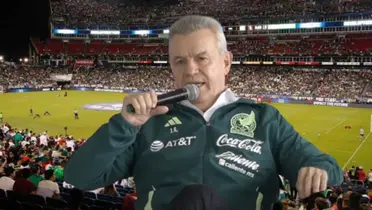 Javier Aguirre en su presentación con la Selección Mexicana / Foto: @miselección /AFP/EXPRESO.