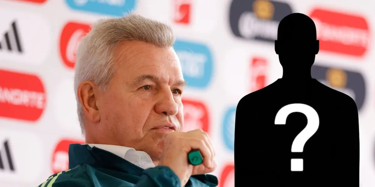 Javier Aguirre y a lado una persona incógnita (Foto: X @miseleccionmx)