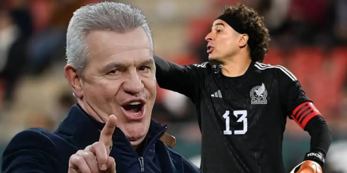 Javier Aguirre y al fondo Guillermo Ochoa (Foto:GettyImages)