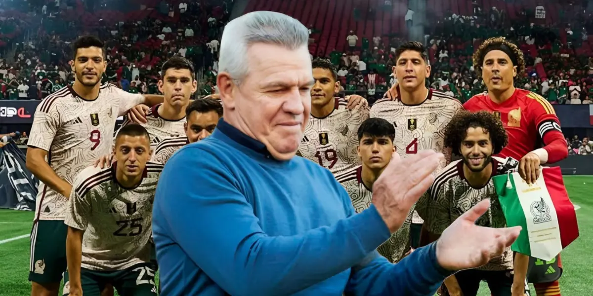 Javier Aguirre y al fondo la Selección Mexicana (Foto: GettyImages)