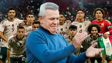 Javier Aguirre y al fondo la Selección Mexicana (Foto: GettyImages)