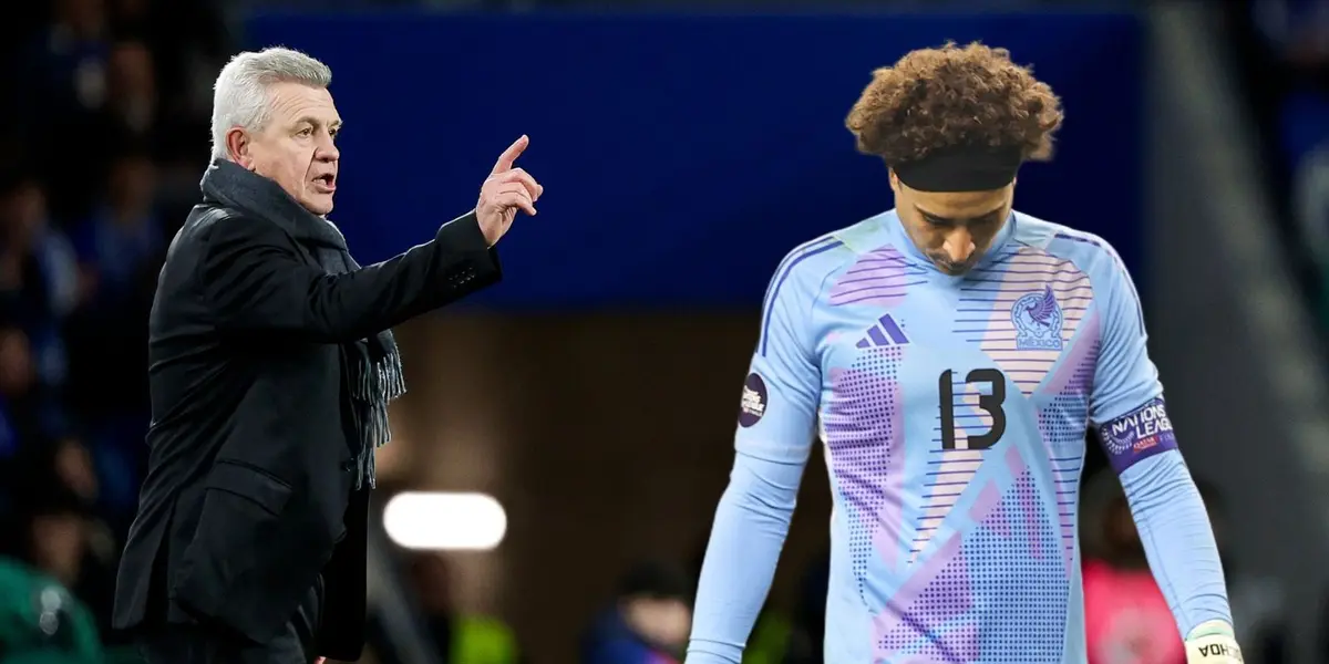 Javier Aguirre y Guillermo Ochoa (Foto: GettyImages)