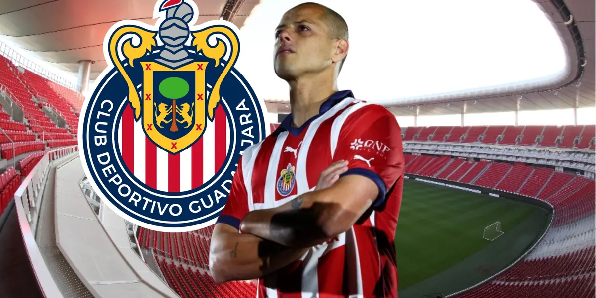 Javier Hernández con Chivas / Foto: EstadioAkron / @Chivas