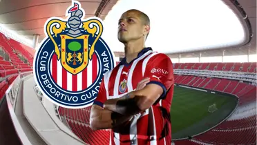 Javier Hernández con Chivas / Foto: EstadioAkron / @Chivas