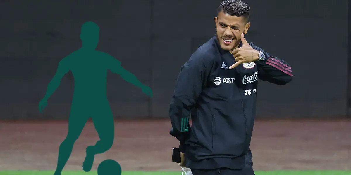 Jonathan Dos Santos saluda en calentamiento de la Selección Mexicana | Foto: Publimetro