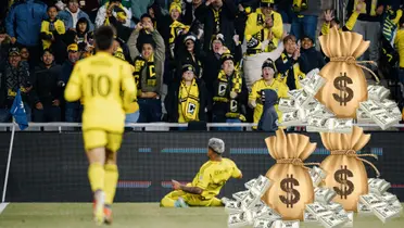 Juan Camilo Hernández celebra el gol vs Monterrrey | Foto: Columbus Crew