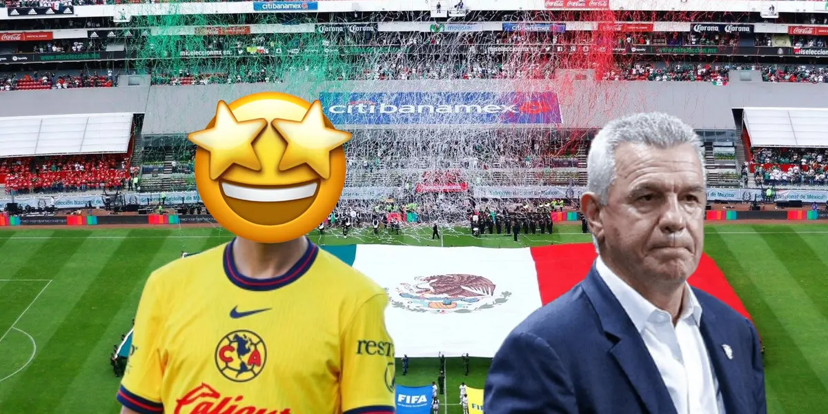 Jugador del América oculto y Javier Aguirre/ Foto Sedena.