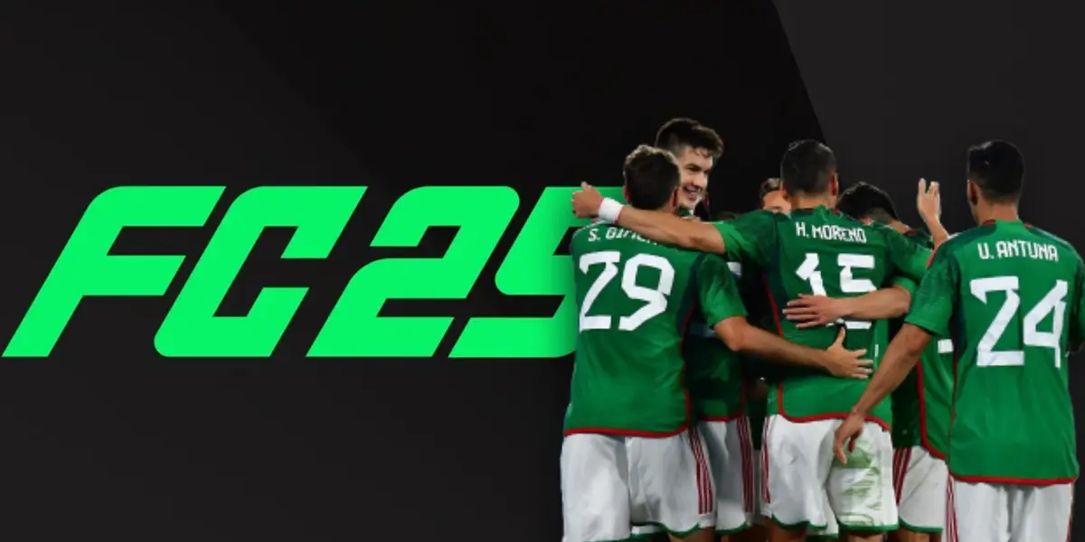 Jugadores mexicanos y logo del FC 25/Foto Hobby Consolas.