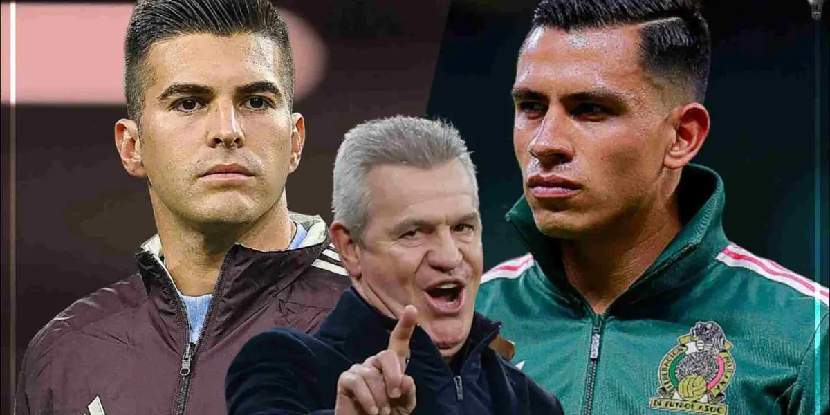 Julio González y Ángel Malagón con Javier Aguirre Selección Mexicana