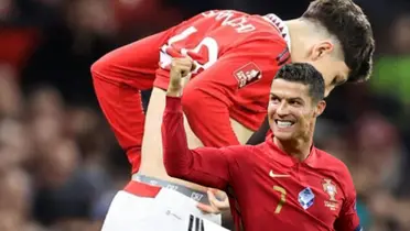 La nueva exageración de Garnacho en su admiración por CR7.