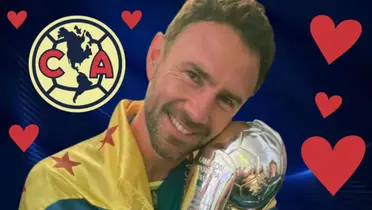 Layún escribió un mensaje a través de sus redes sociales en agradecimiento a las Águilas.