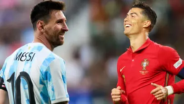 Lionel Messi y Cristiano Ronaldo en partidos con sus respectivas selecciones