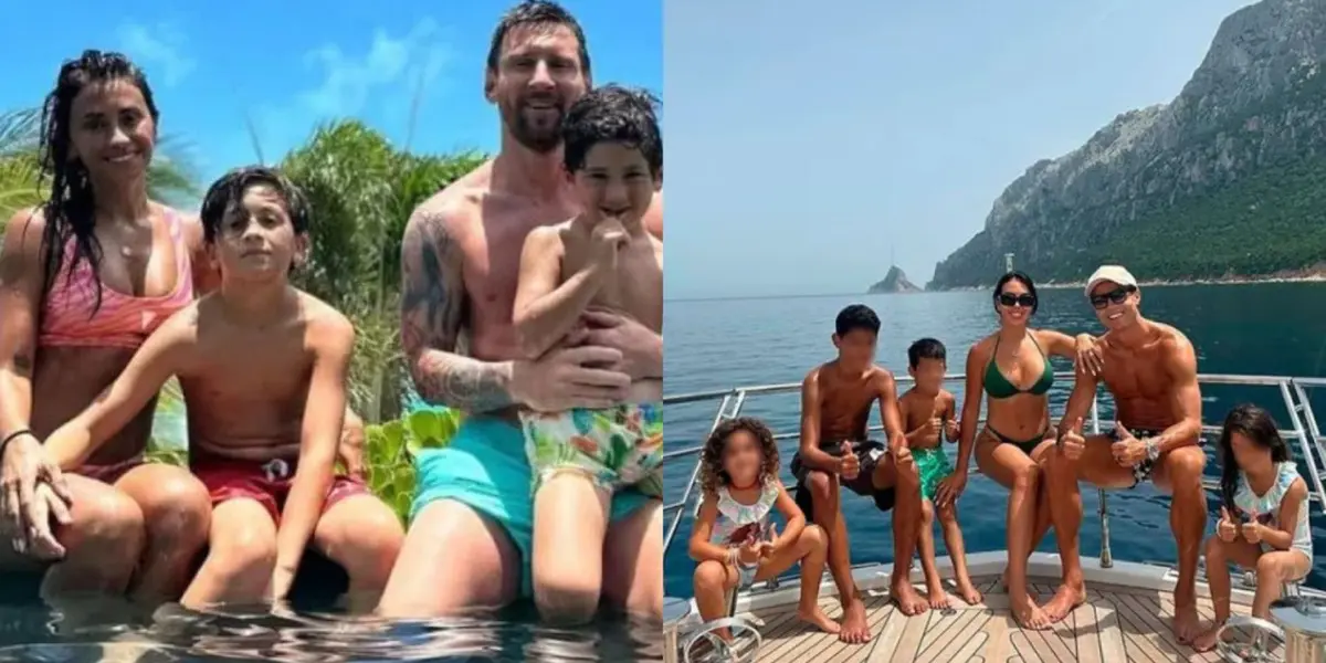 Los astros compartieron imágenes de sus vacaciones en familia.