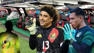 Luis Ángel Malagón,Guillermo Ochoa y Alex Padilla con la Selección Mexicana | Foto: AP y Pinterest