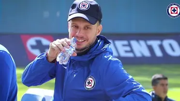 Martín Anselmi en La Noria (Foto:  X @cruzazul)