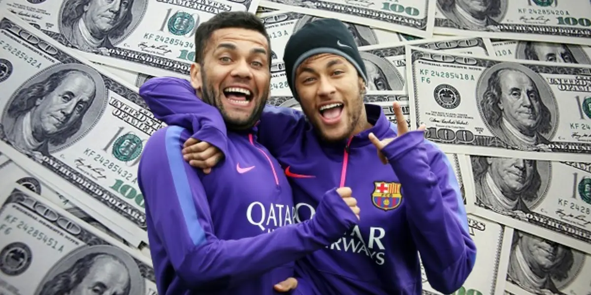 Neymar Jr. no dejó solo a su gran amigo