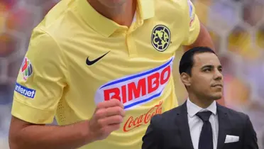 Omar Bravo y jugador del América/ Foto Debate.