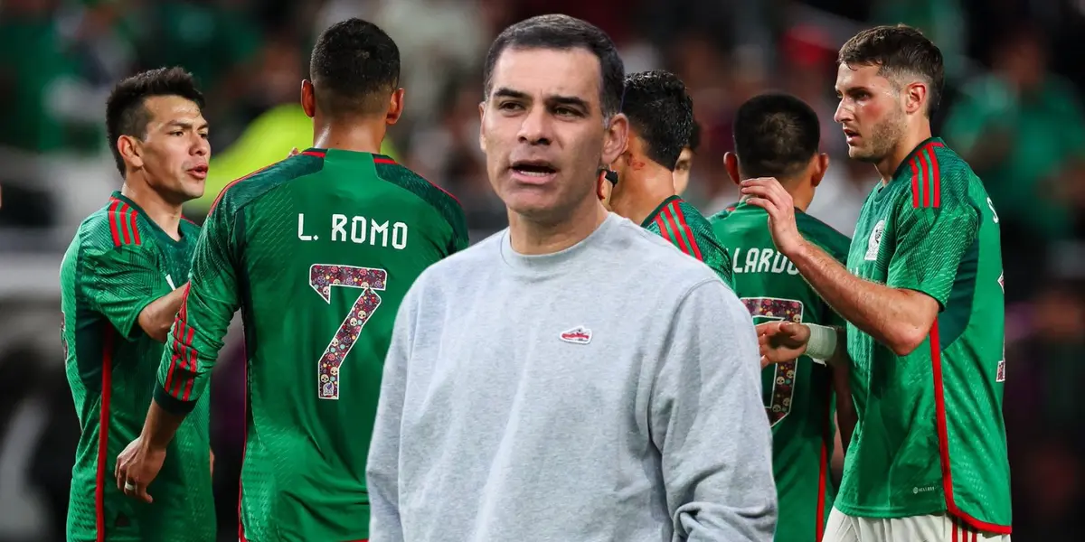 Rafa Márquez y al fondo el TRI (Foto: GettyImages)