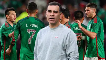 Rafa Márquez y al fondo el TRI (Foto: GettyImages)