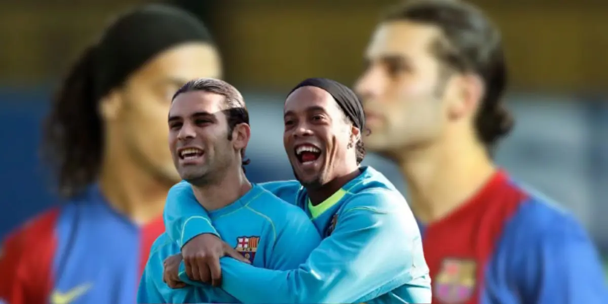 Rafael Márquez y Ronaldinho