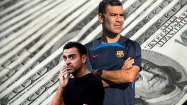 Rafael Márquez y Xavi Hernández DTs del Barcelona A y B / Imagen: Marca