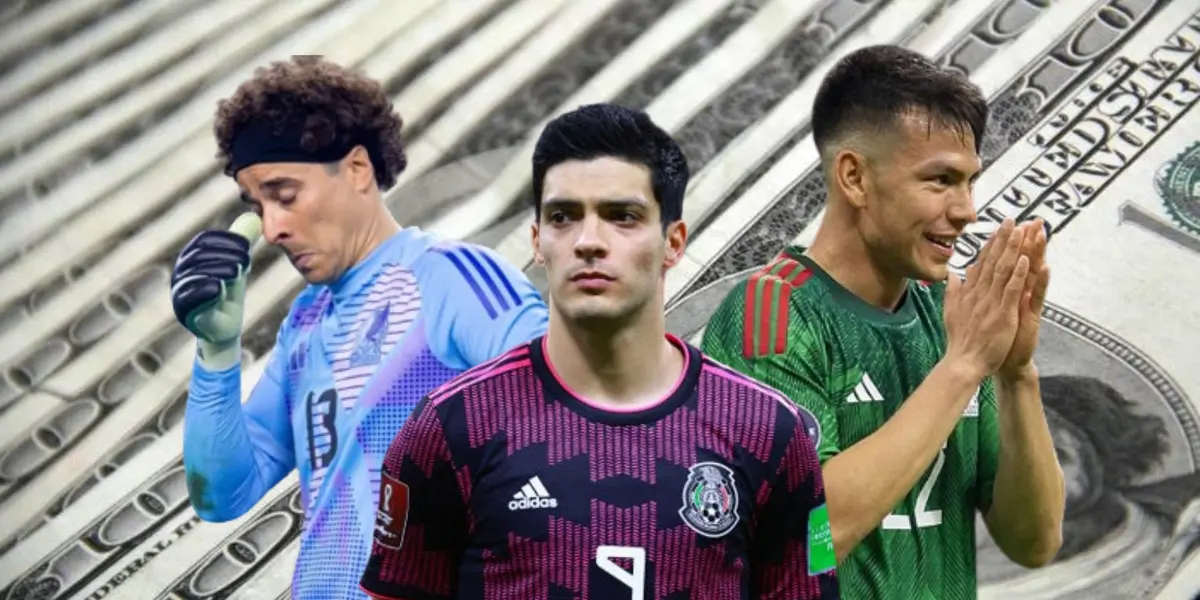 Raúl Jiménez, Guillermo Ochoa e Hirving Lozano / Imagen: Marca