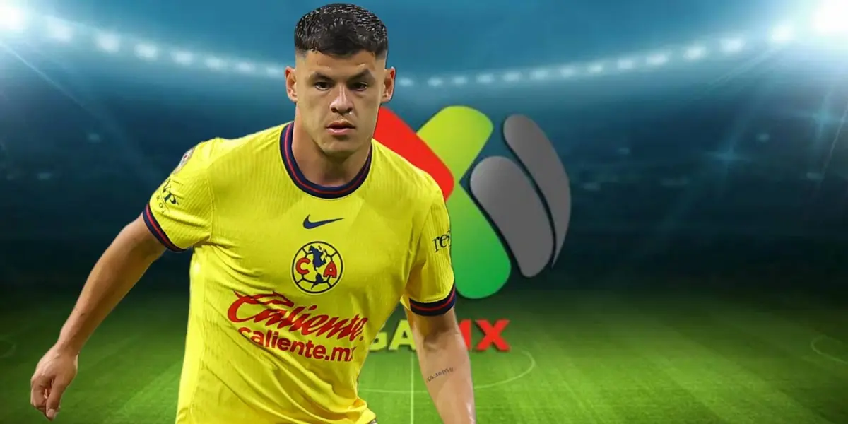 Richard Sánchez y al fondo el logo de la Liga MX (Foto: GettyImages)