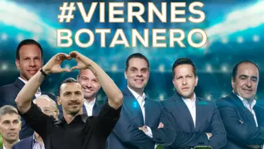 Viernes Botanero y Zlatan haciendo un corazón con las manos | Foto: Bolavip